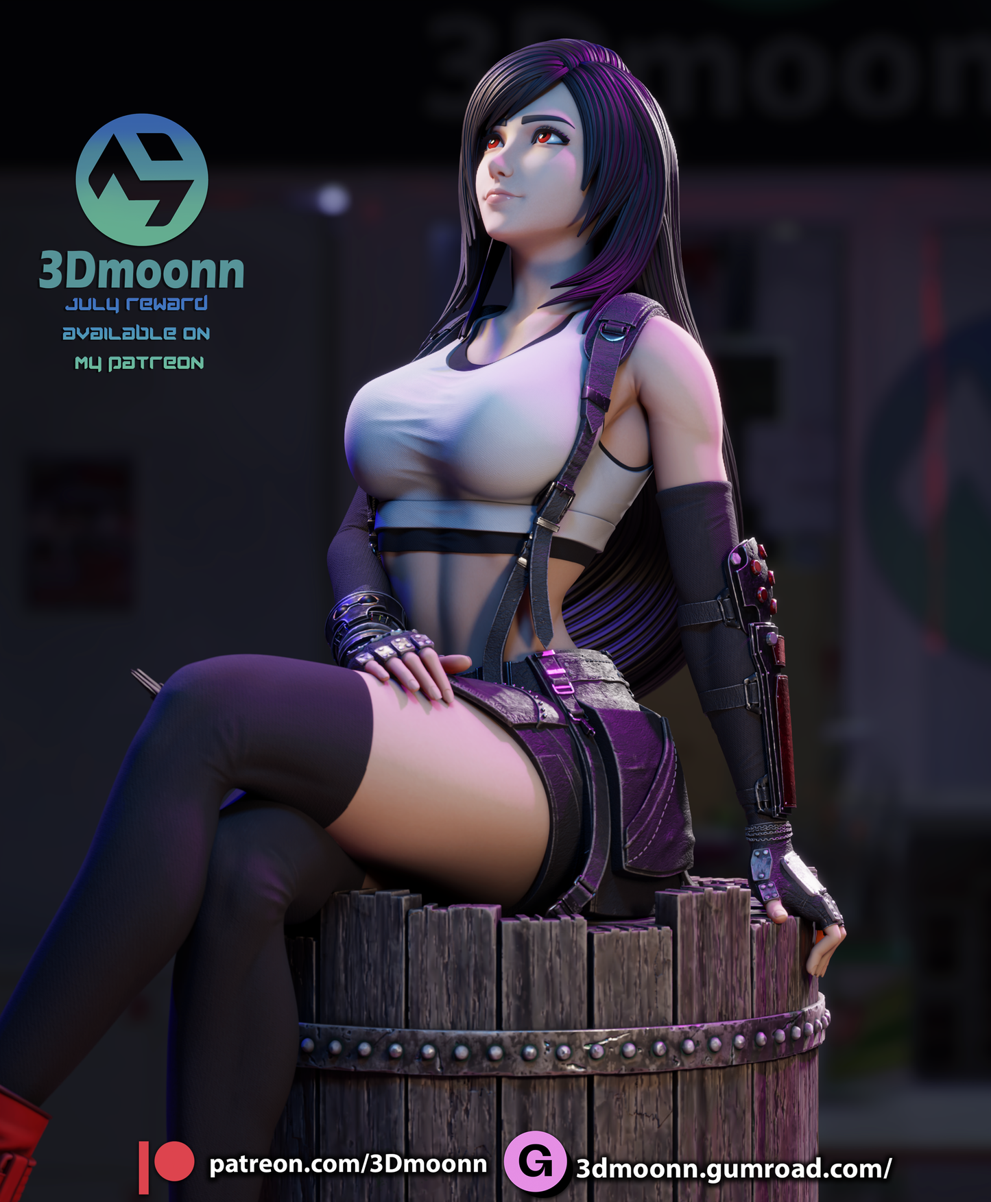 Tifa Lockhart | Final Fantasy VII  | Handcrafted Figure