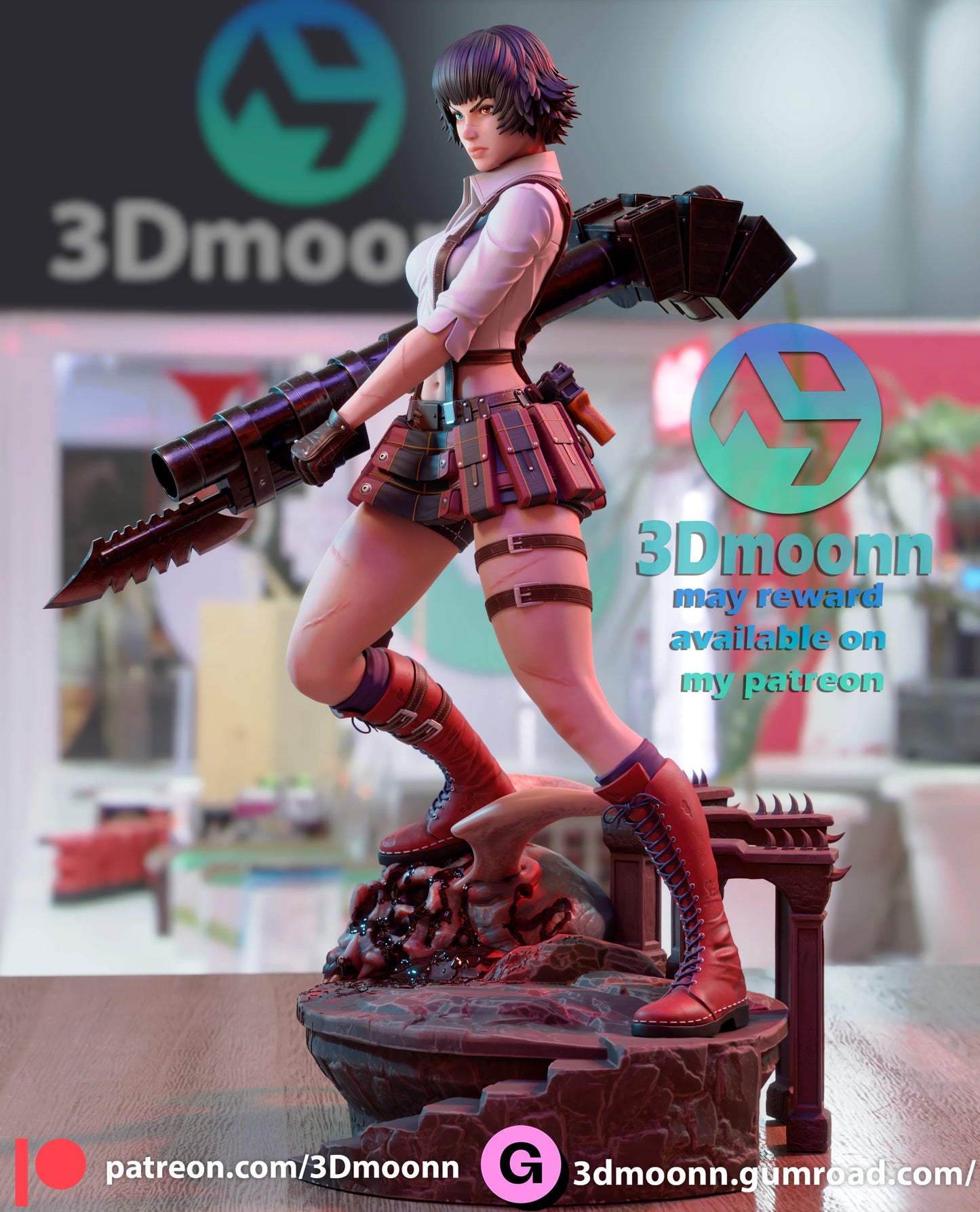 Lady | Devil May Cry 3 | Handcrafted Figure