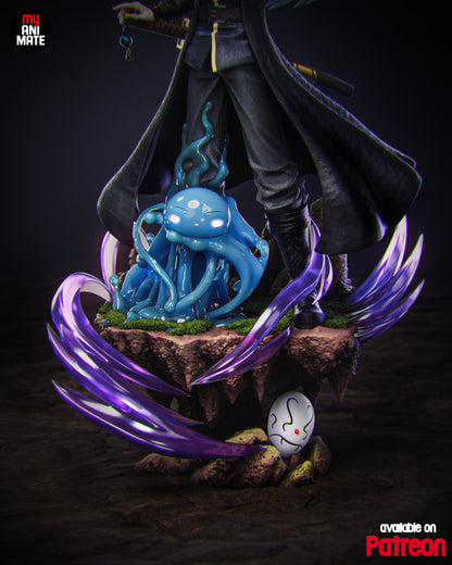 Slime King & Shadow Wolf | Handcrafted Figure