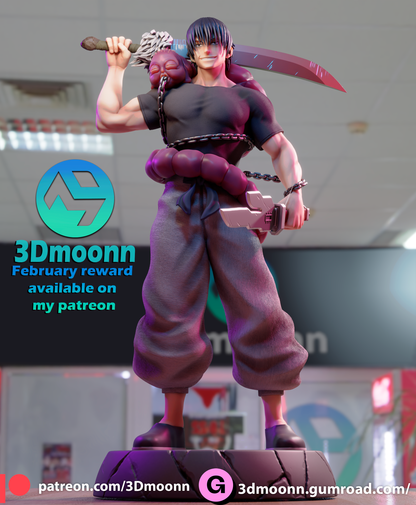 Toji Zenin | Jujutsu Kaisen | Handcrafted Figure