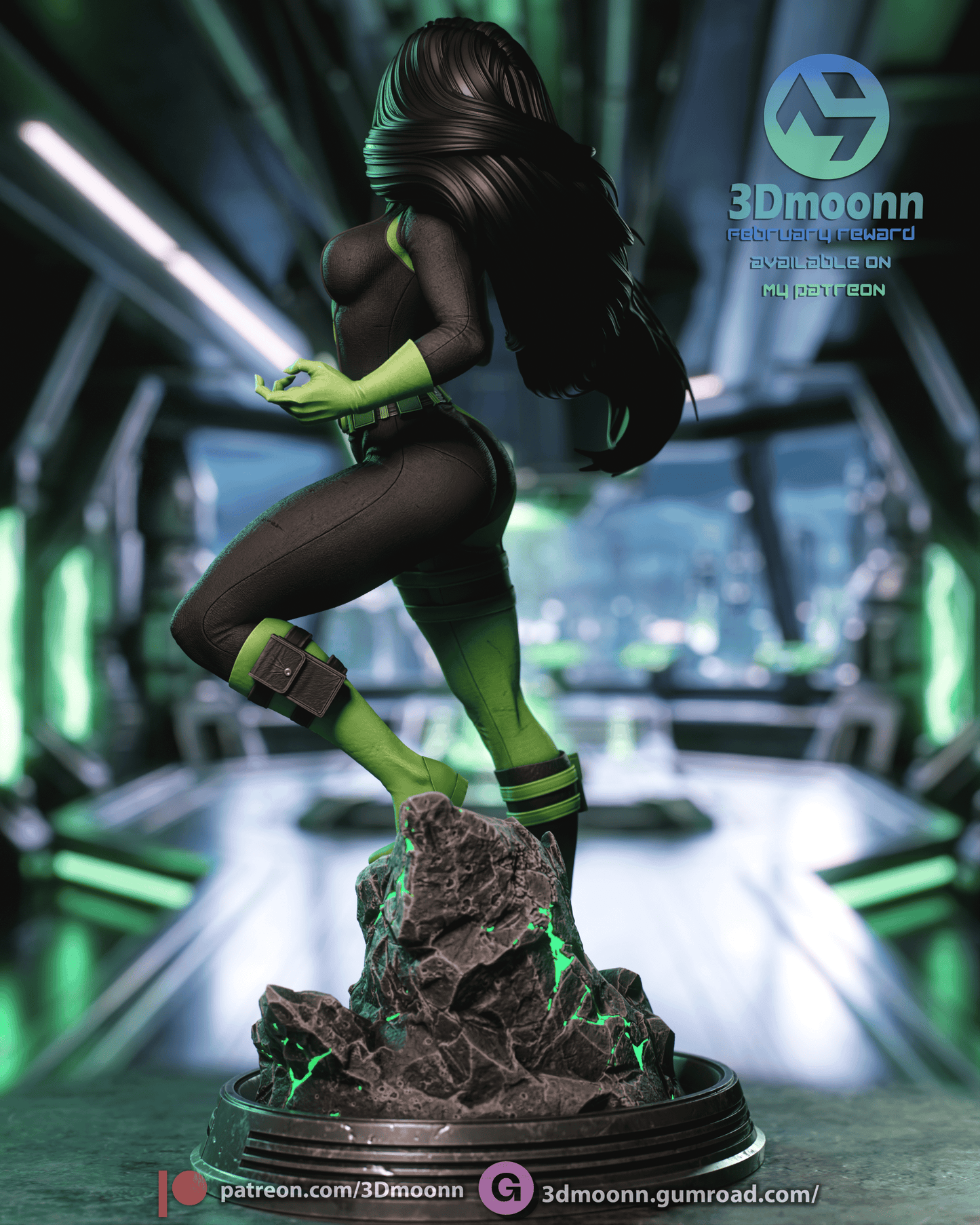 Shego | Kim Possible | Handcrafted Figure