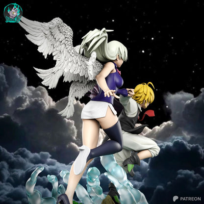 Meliodas & Elizabeth | The Seven Deadly Sins | Handcrafted Figure