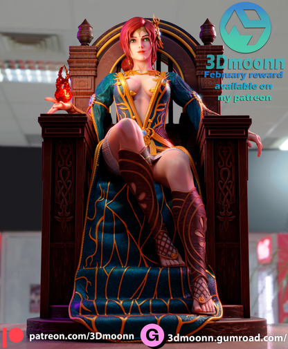 Triss | The Witcher | Handcrafted Figure