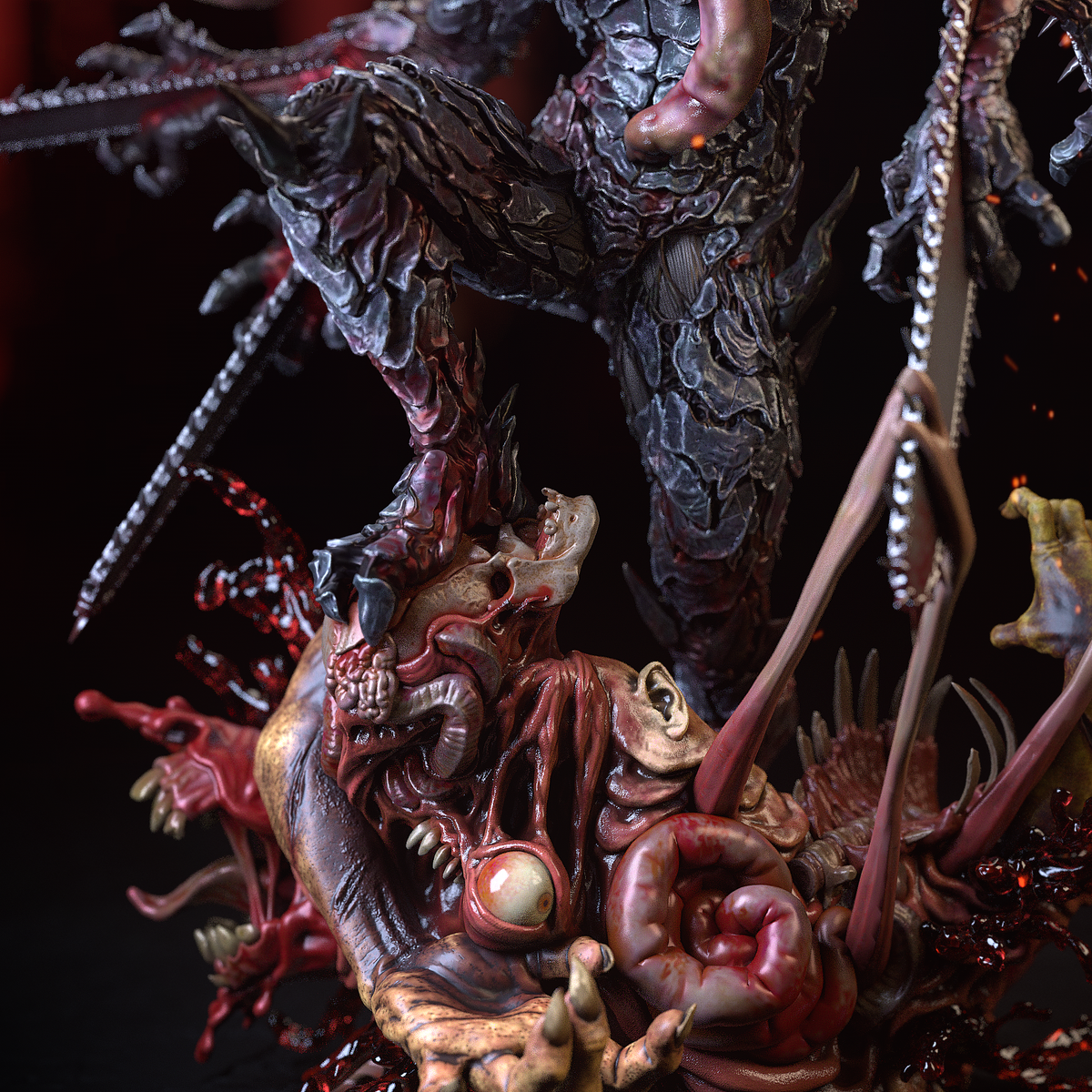 Sawblade Devil | Handcrafted Figure