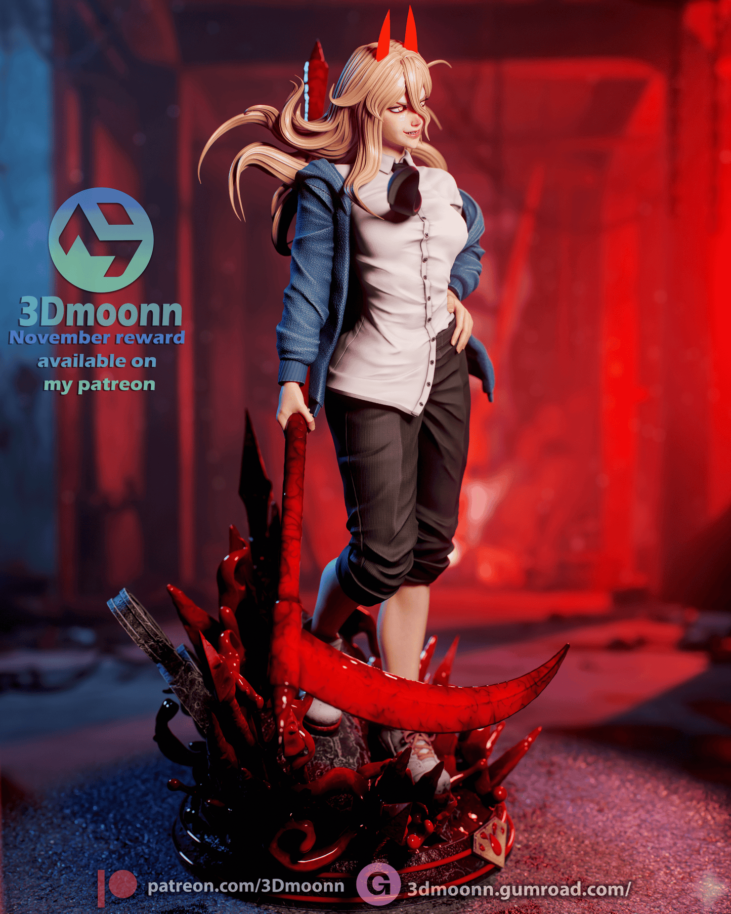 The Blood Fiend Queen | Chainsaw | Handcrafted Figure