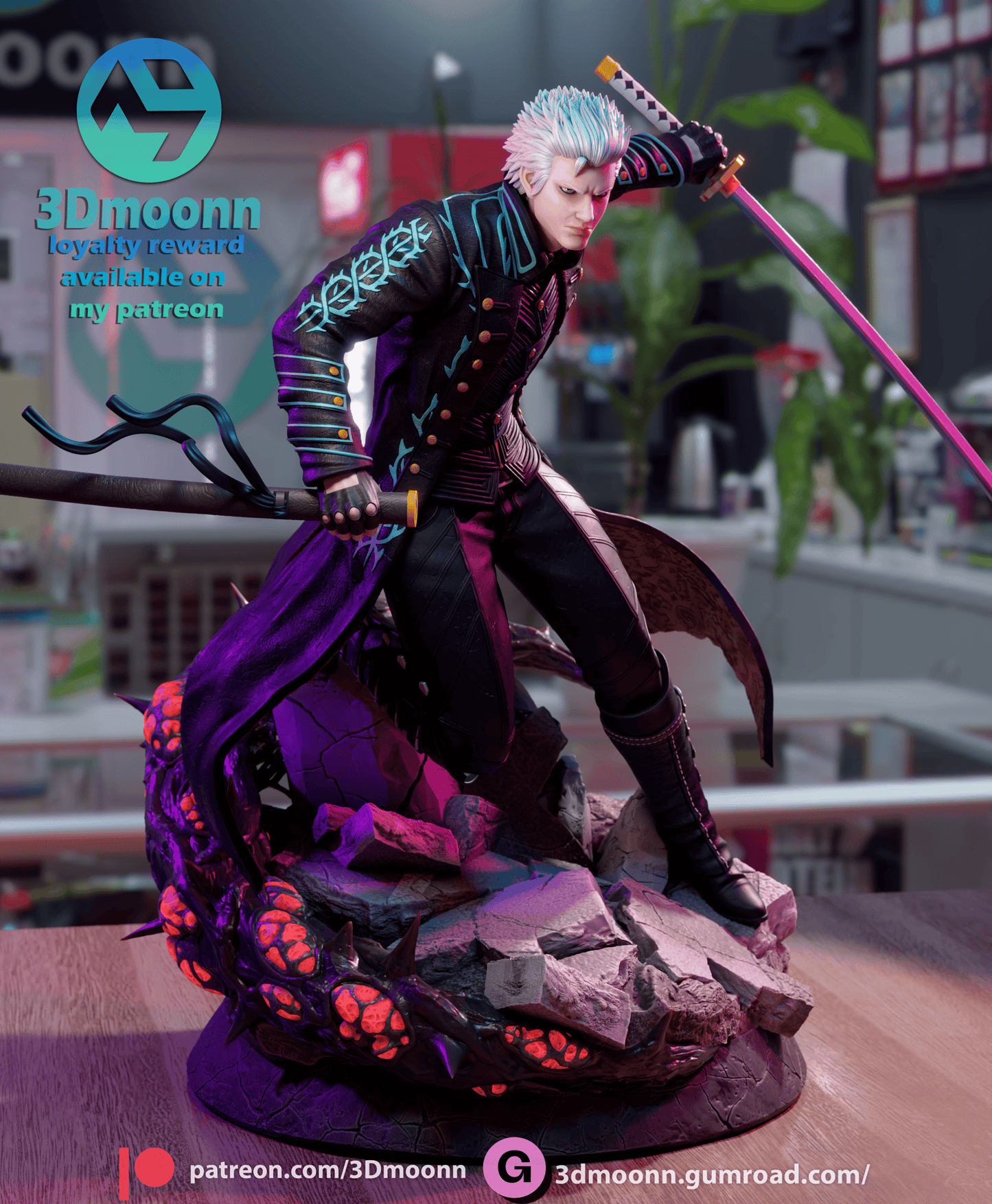 Vergil | Devil May Cry 5 | Handcrafted Figure
