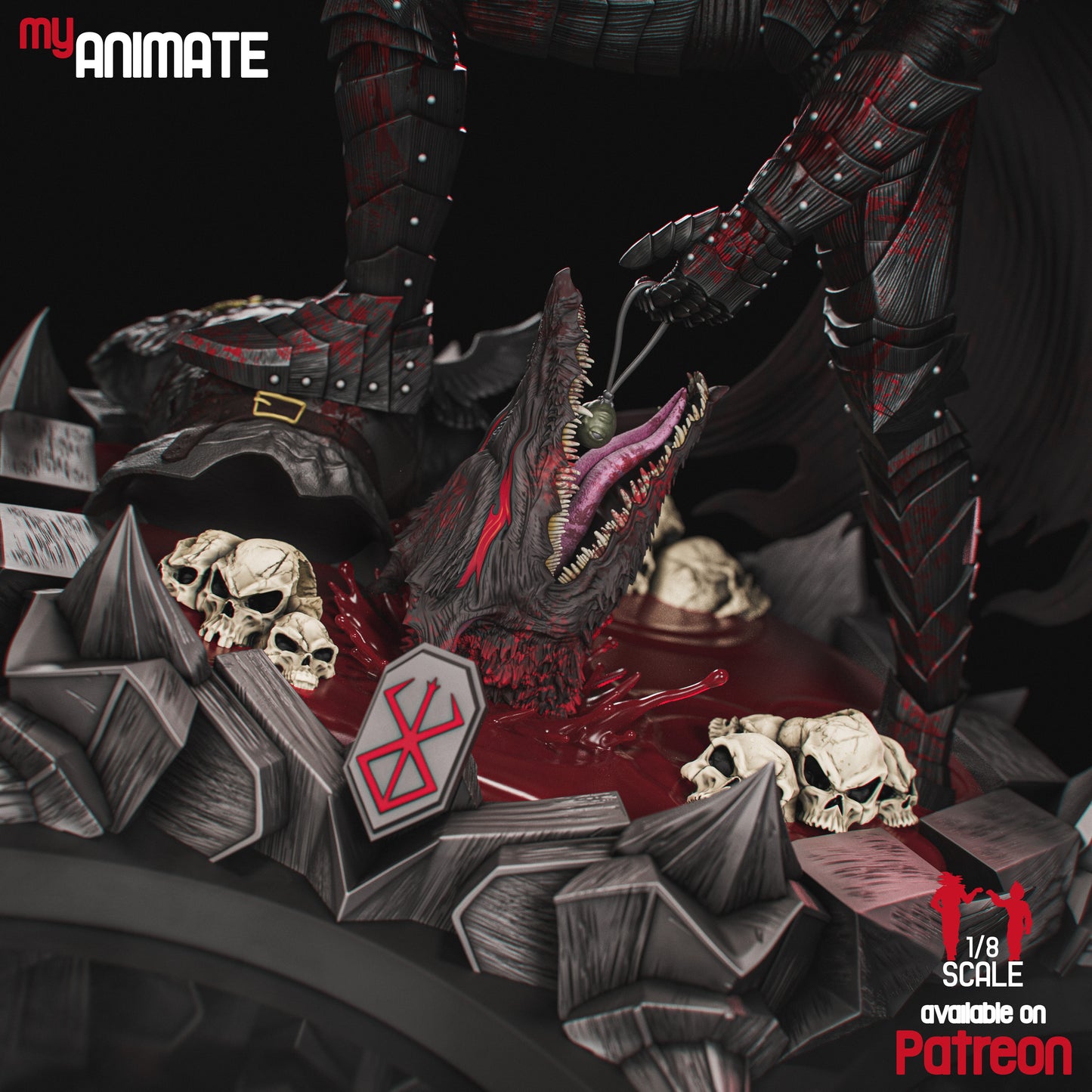 Guts Berserker Armor | Berserk | Handcrafted Figure