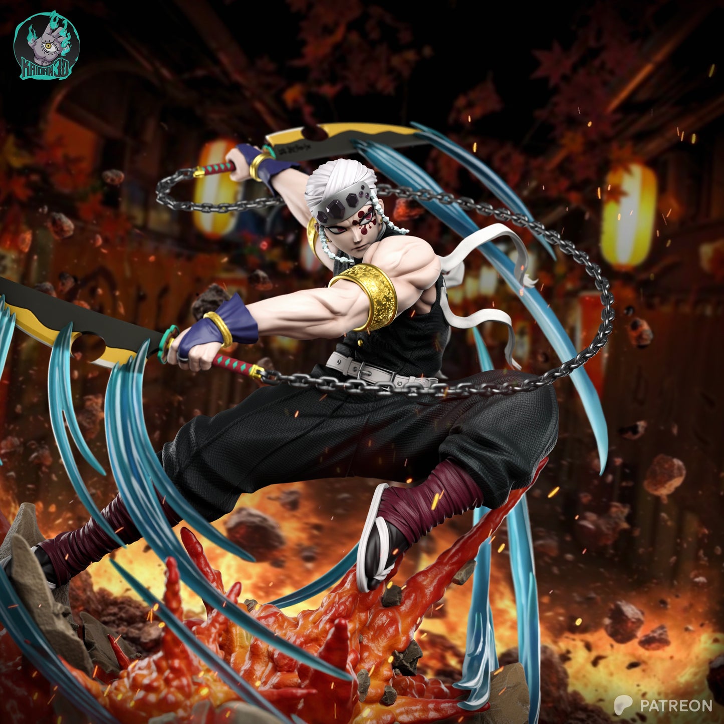 Tengen Uzui | Demon Slayer | Handcrafted Figure
