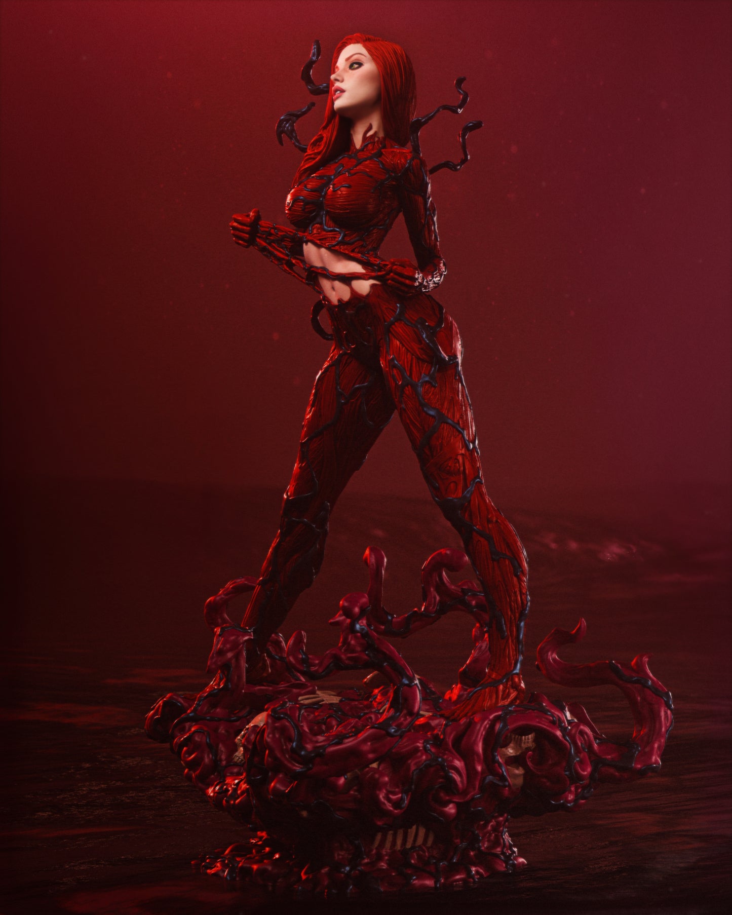 Symbiote Femme Fatale | Handcrafted Figure