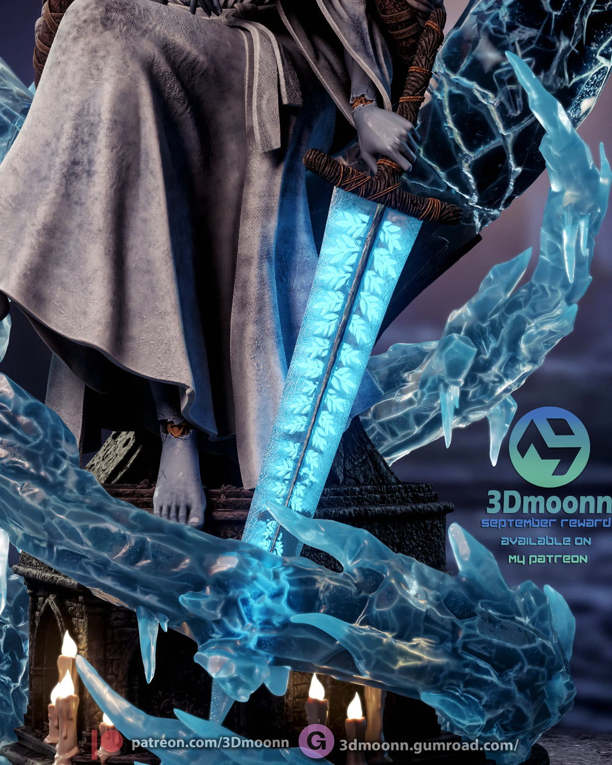 Moon Witch | Handcrafted Figure