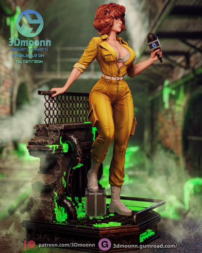 April O'Neil | Teenage Mutant Ninja Turtles | Handcrafted Figure