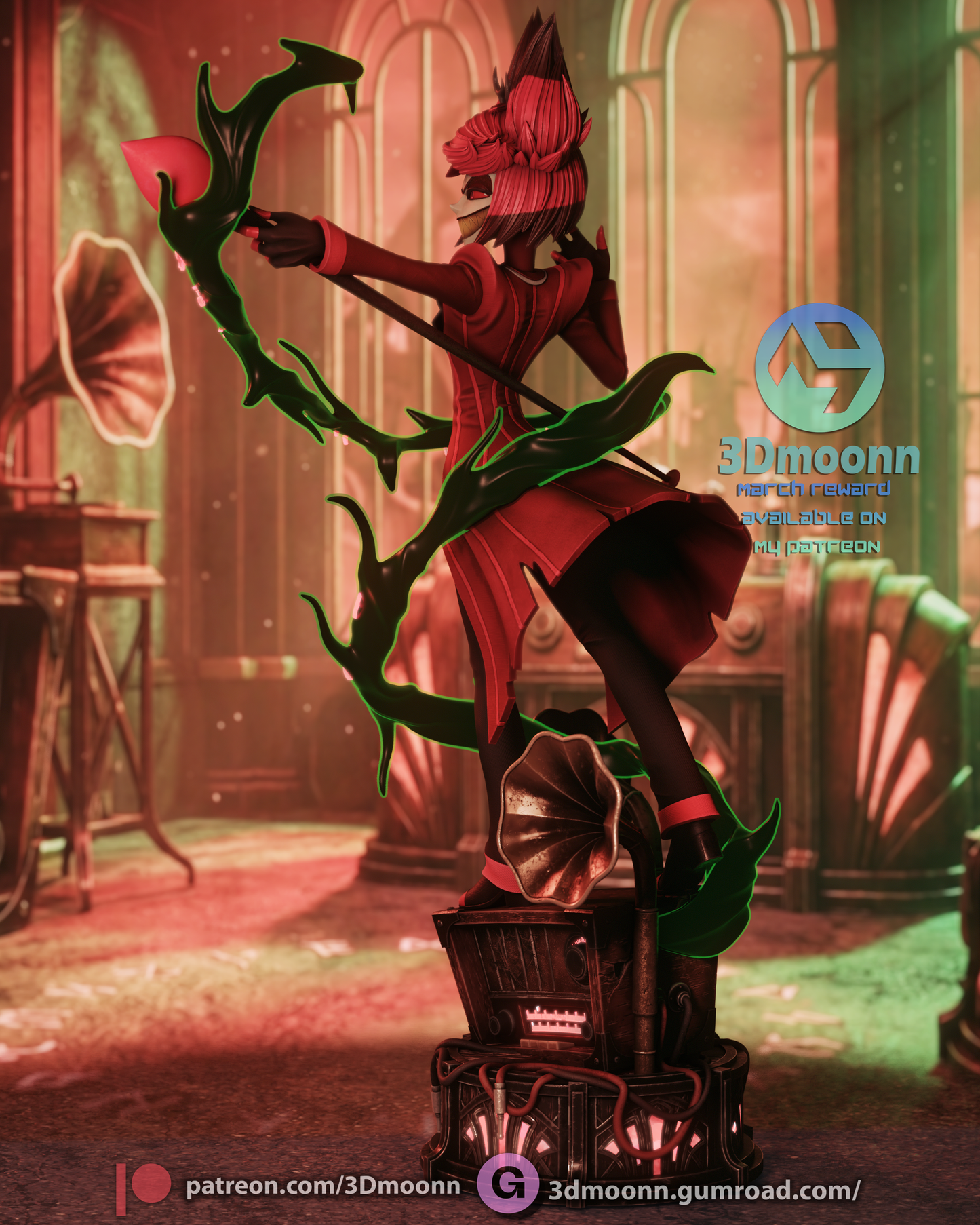 Alastor | Hazbin Hotel | Handcrafted Figure