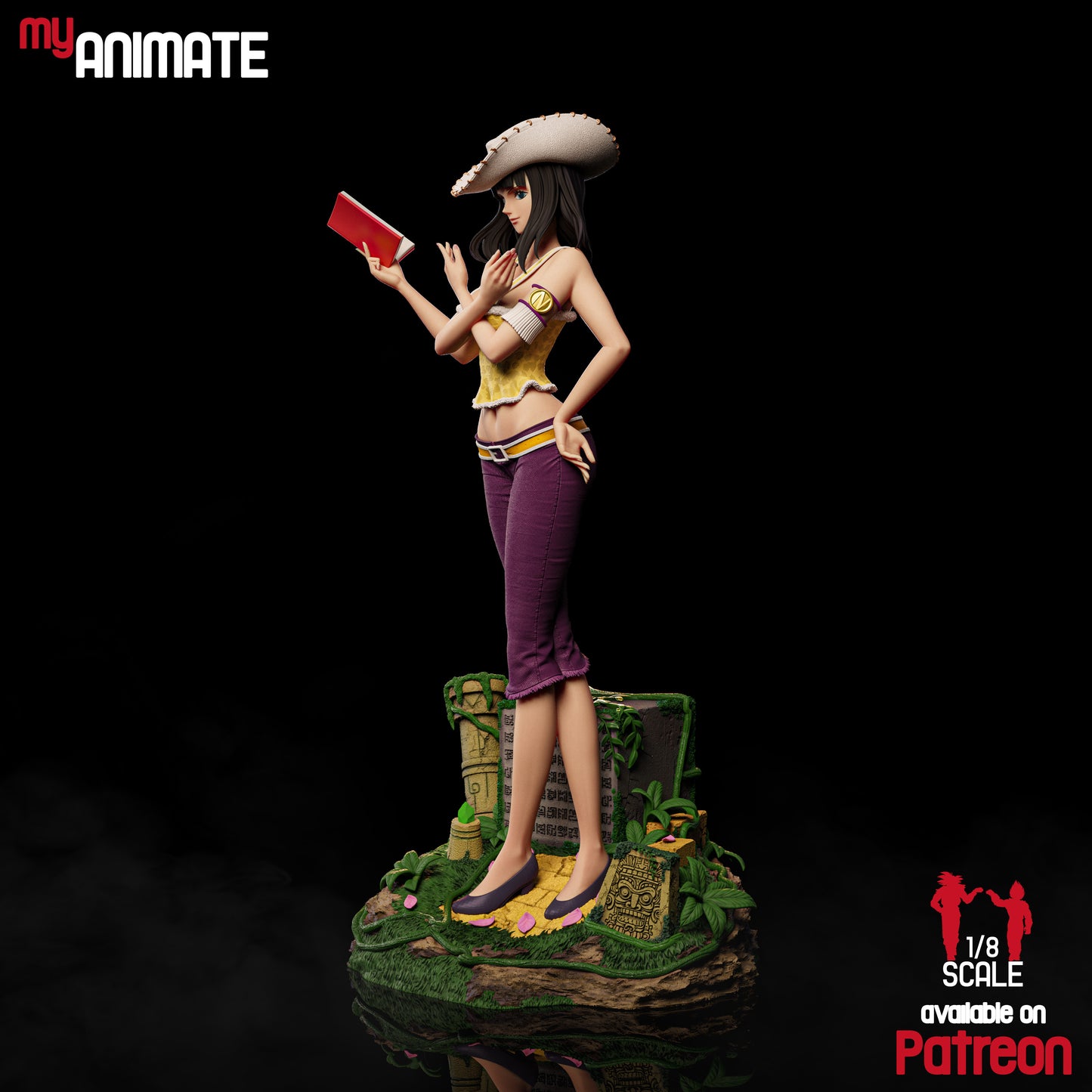 Archaeologist Girl | Handcrafted Figure