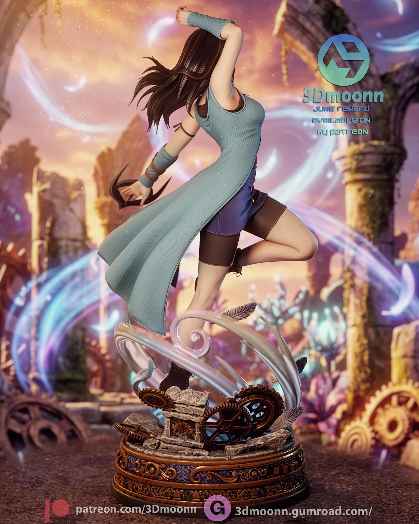 Rinoa Heartilly | Final Fantasy VIII | Handcrafted Figure
