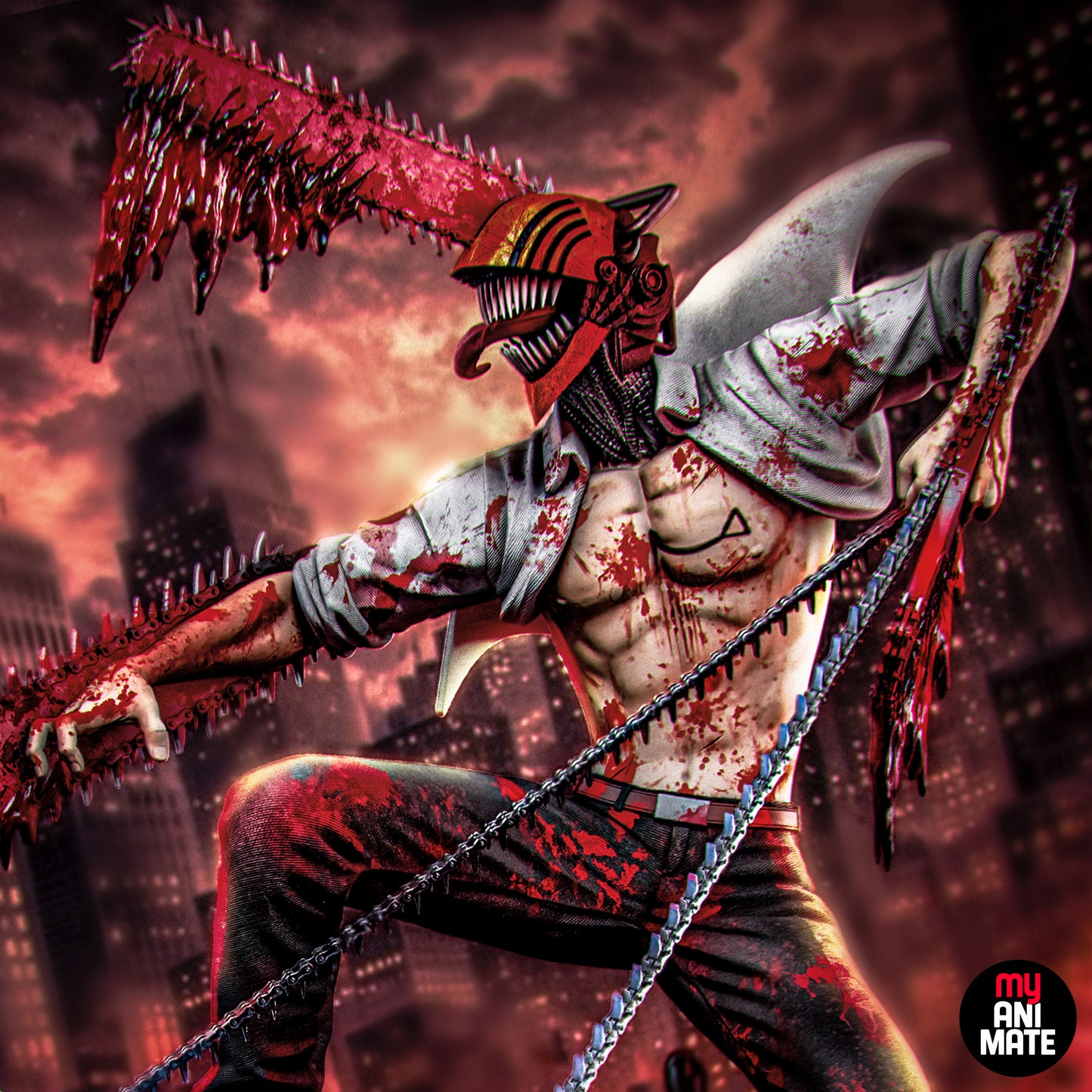 Heart of the Chainsaw | Chainsaw | Handcrafted Figure