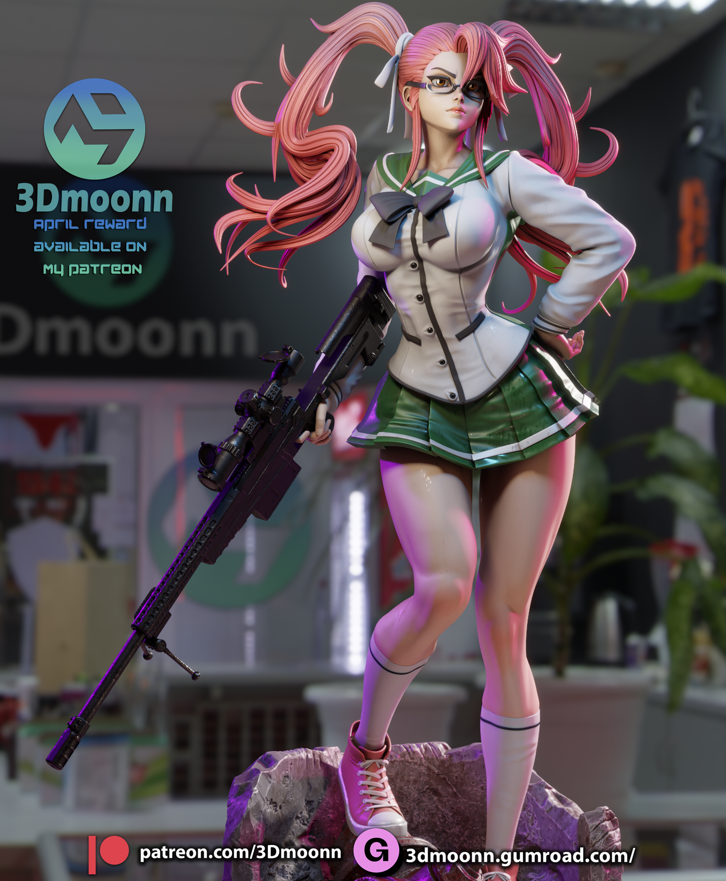 Saya Takagi | Highschool of the Dead | Handcrafted Figure