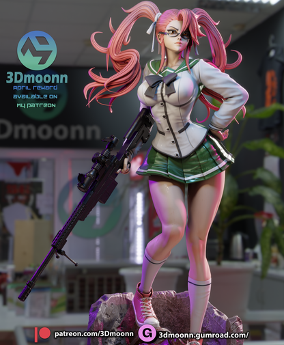 Saya Takagi | Highschool of the Dead | Handcrafted Figure