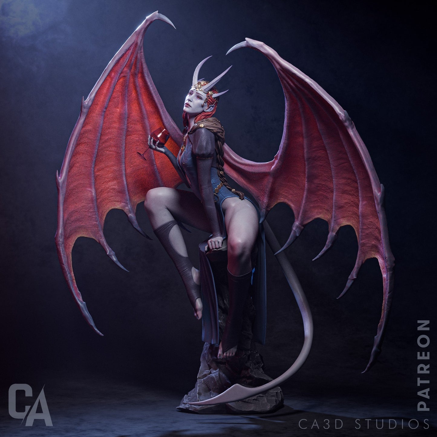Mizora | Baldur’s Gate 3 | Handcrafted Figure