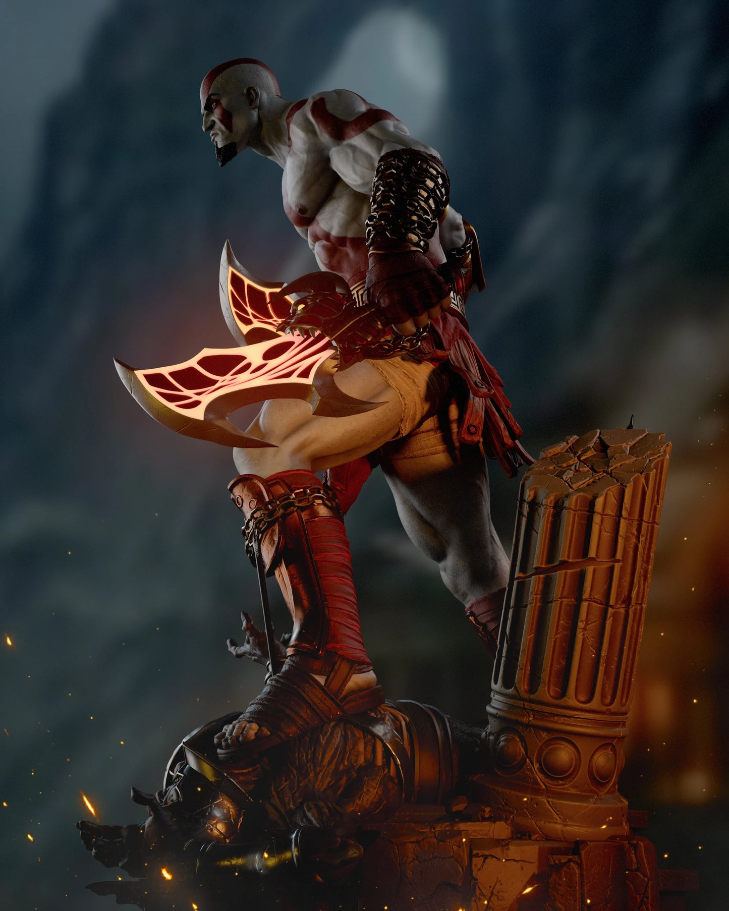 Kratos | God of War | Handcrafted Figure