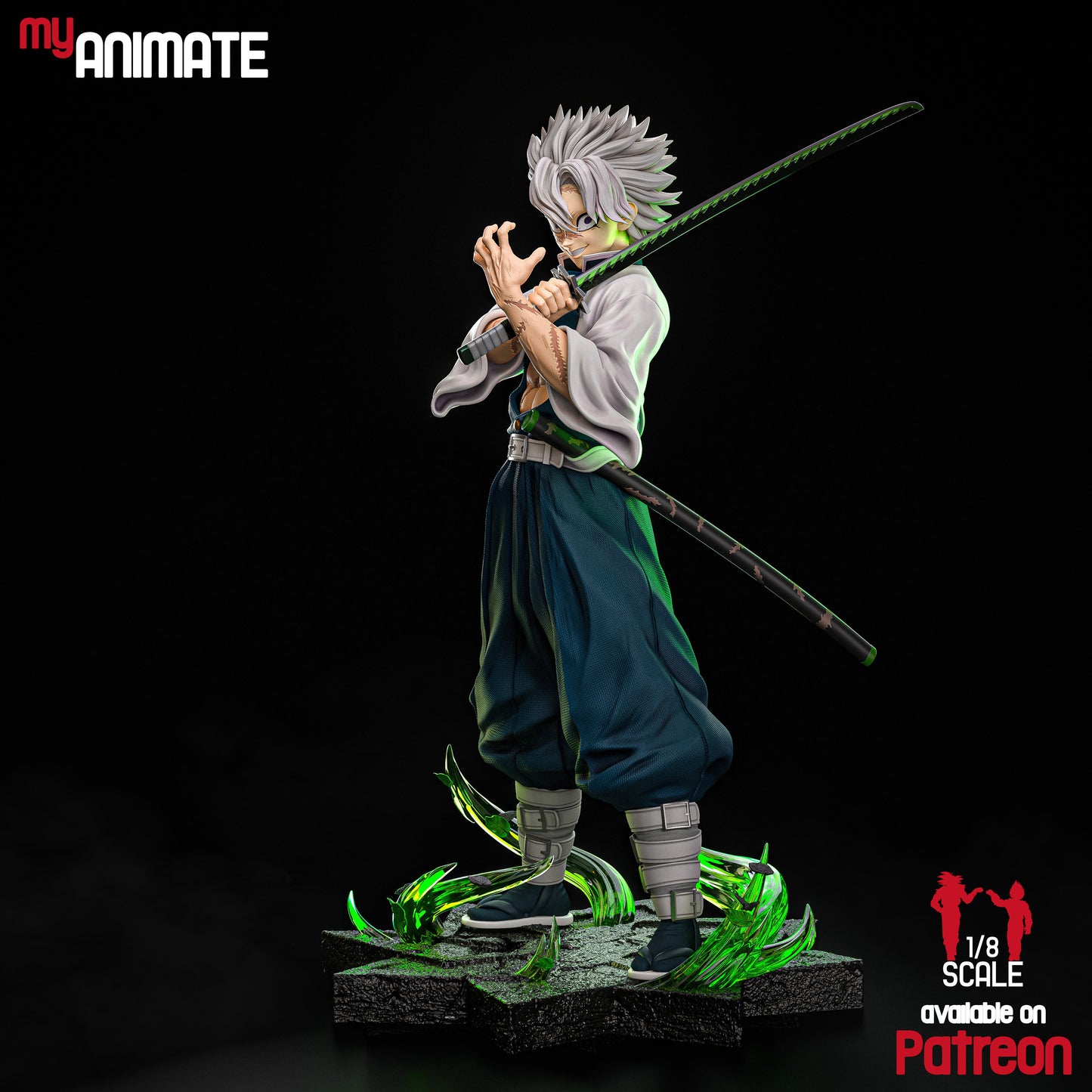Sanemi | Demon Slayer | Handcrafted Figure