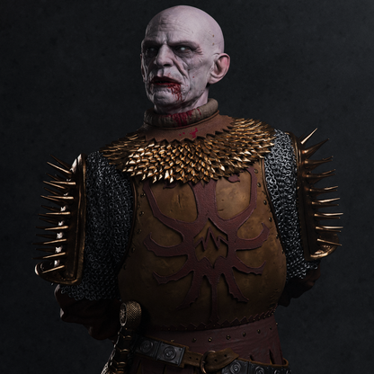 Crimson Vampire Lord | Handcrafted Figure