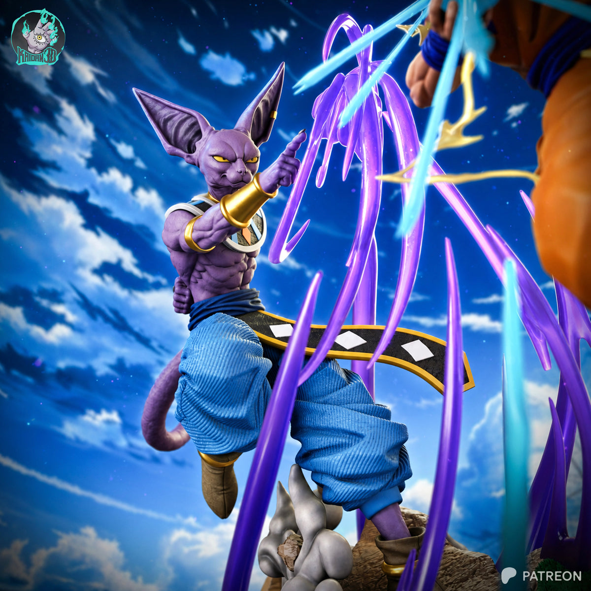 Saiyan Warrior vs Destruction God | Handcrafted Figure