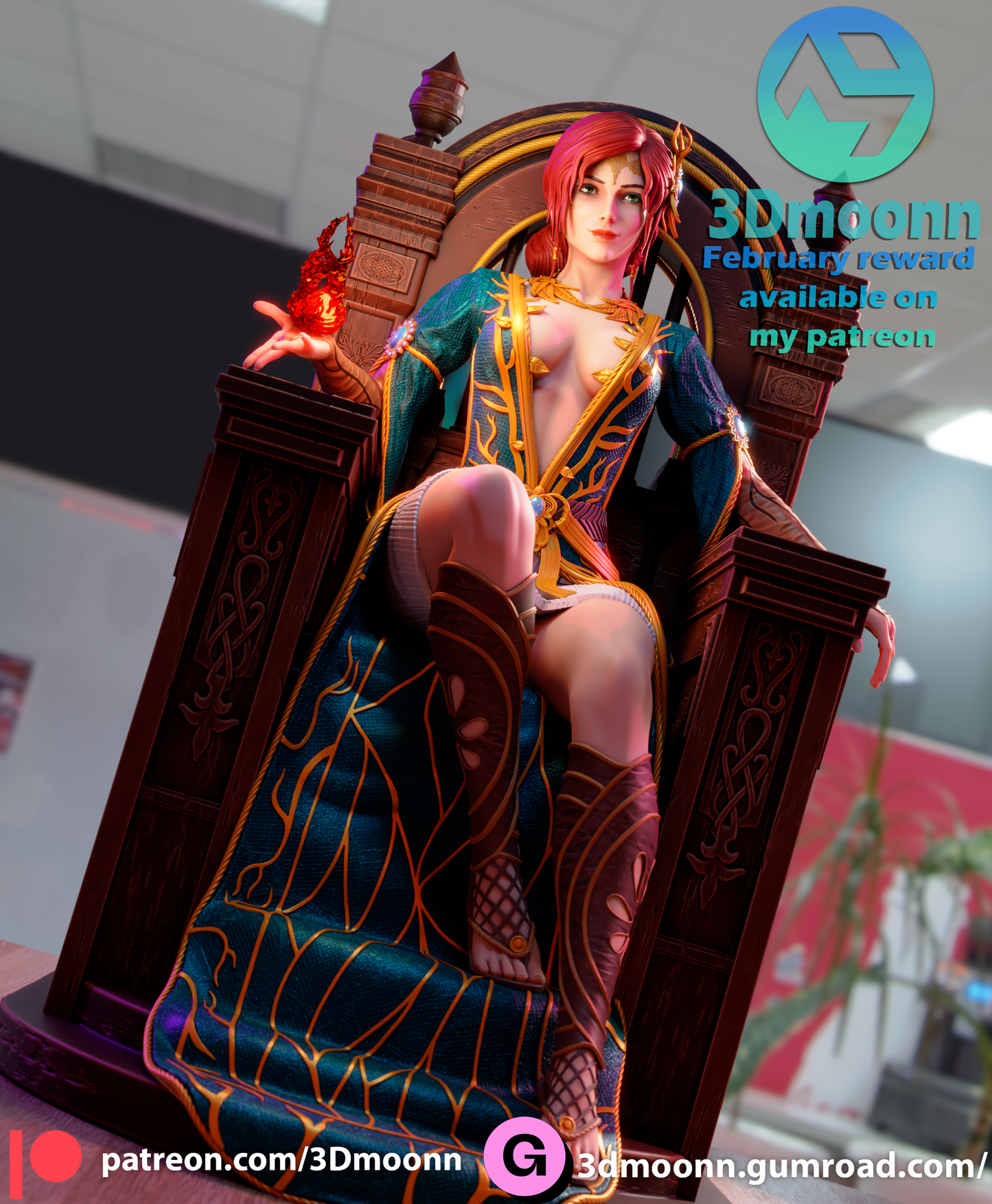 Triss | The Witcher | Handcrafted Figure
