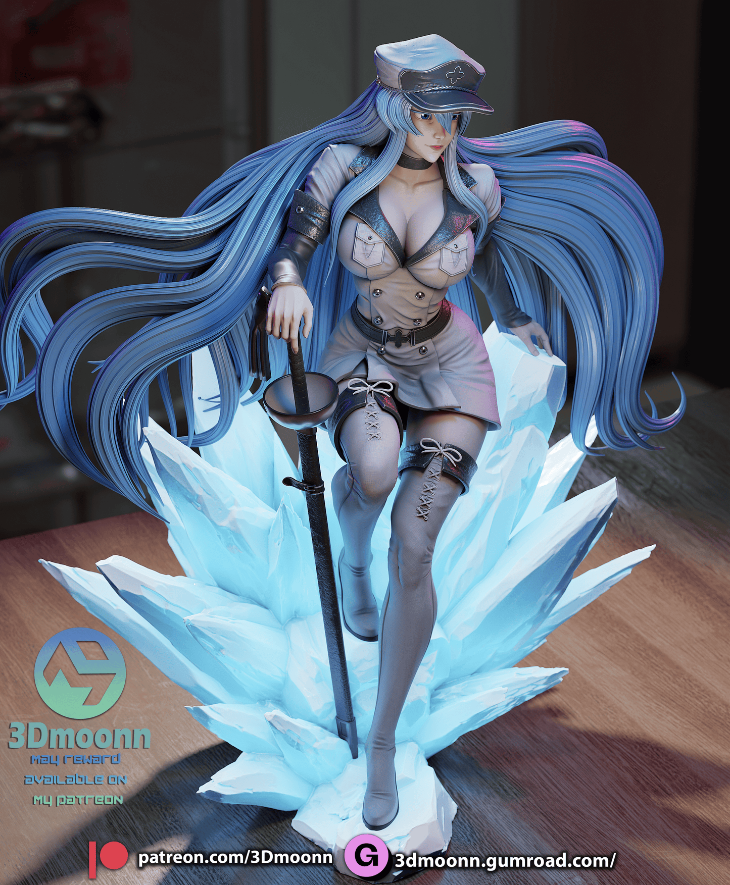 Esdeath | Akame Ga Kill | Handcrafted Figure