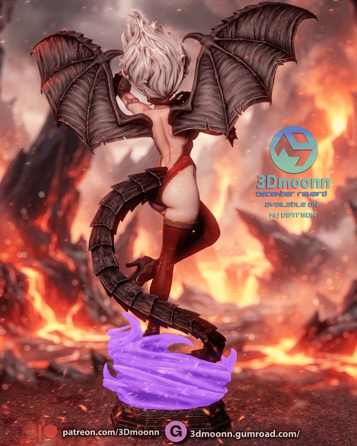 Mirajane Satan Soul | Fairy Taill | Handcrafted Figure