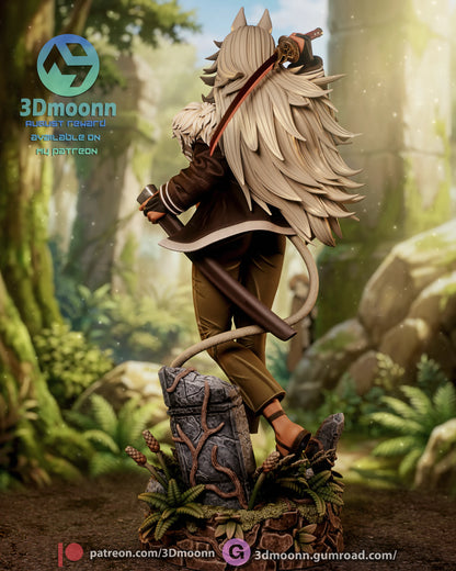 Beast Swordswoman | Handcrafted Figure