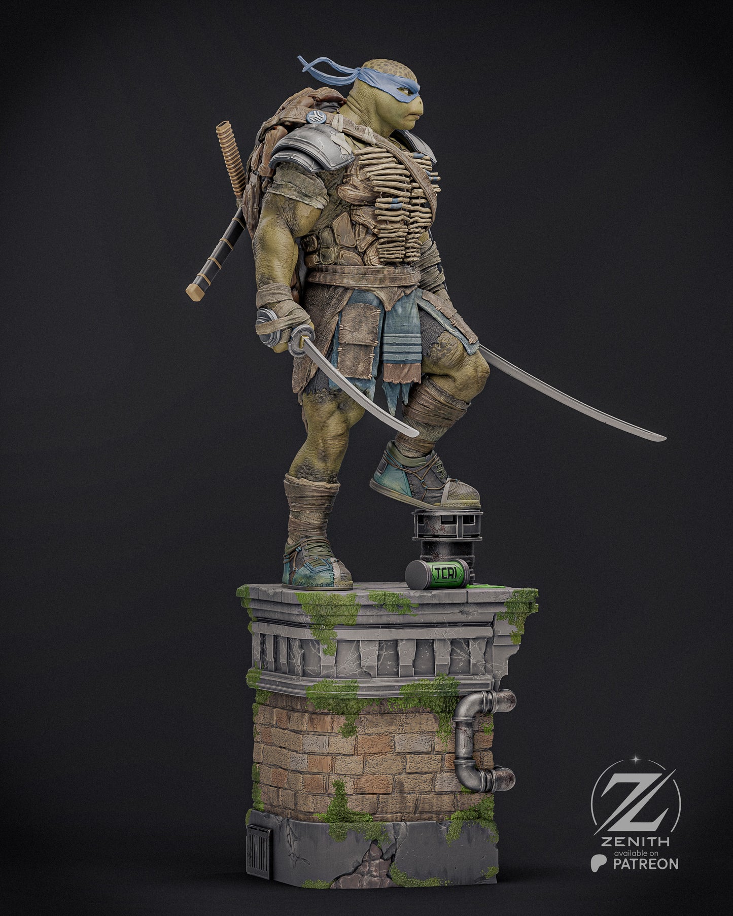 Twin Katana Leader | Handcrafted Figure