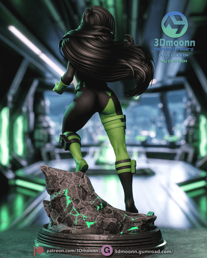 Shego | Kim Possible | Handcrafted Figure