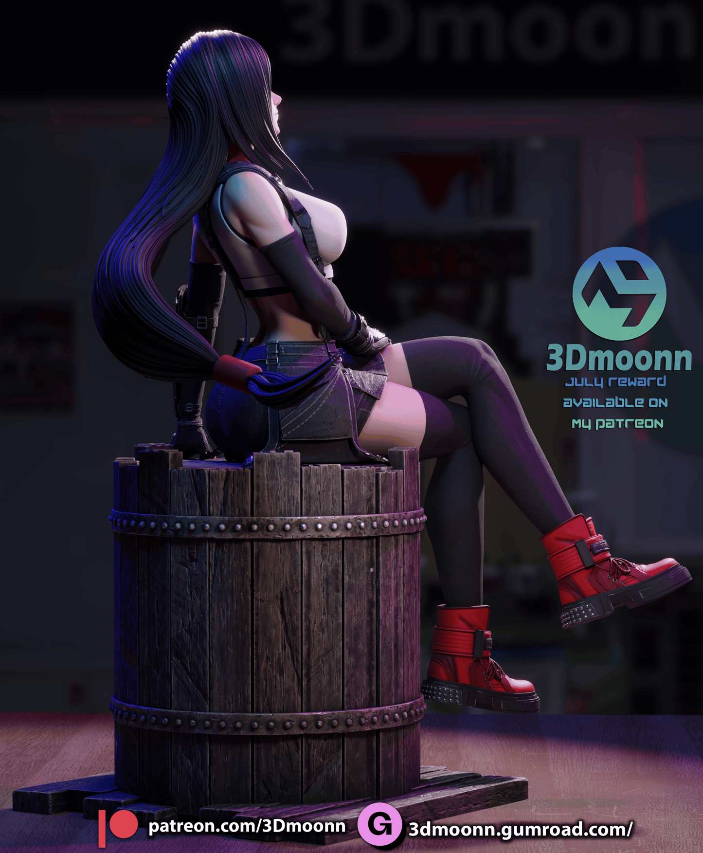 Tifa Lockhart | Final Fantasy VII  | Handcrafted Figure