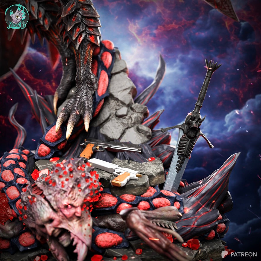 Dante Sin Devil Trigger | Devil May Cry 5 | Handcrafted Figure