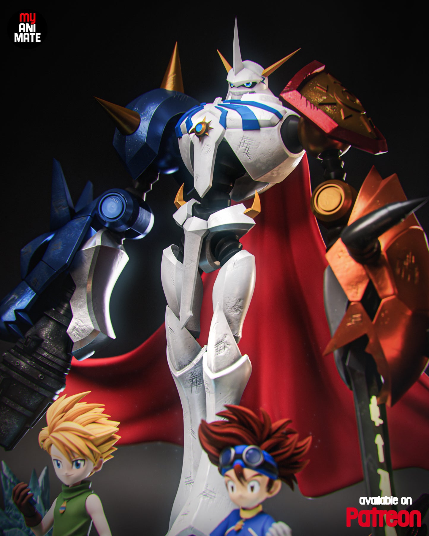 Digital Knight & Chosen Heroes | Handcrafted Figure