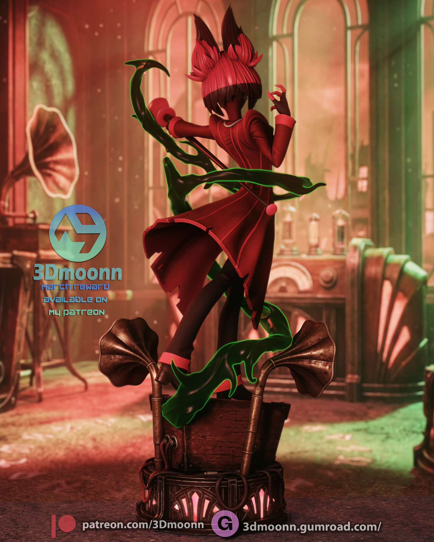 Alastor | Hazbin Hotel | Handcrafted Figure