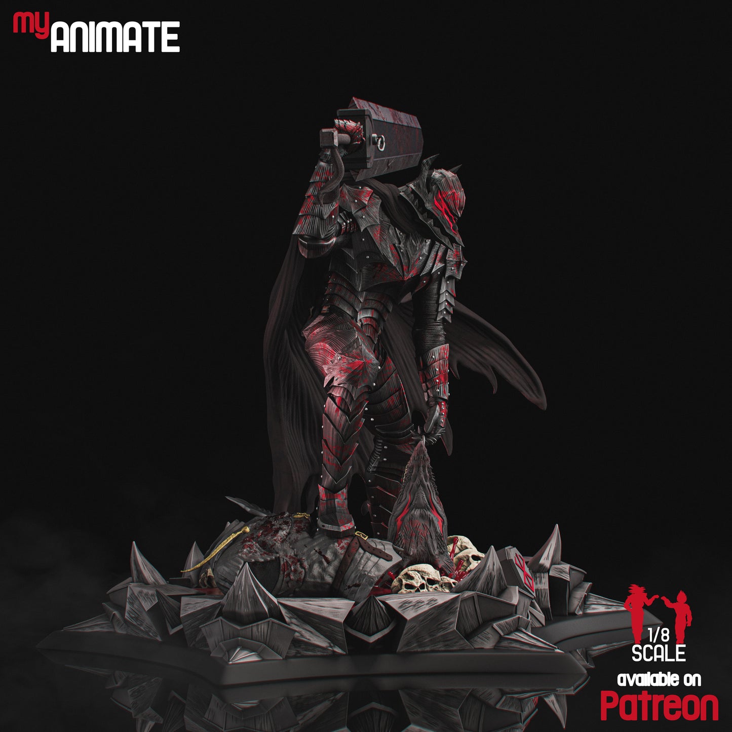 Guts Berserker Armor | Berserk | Handcrafted Figure