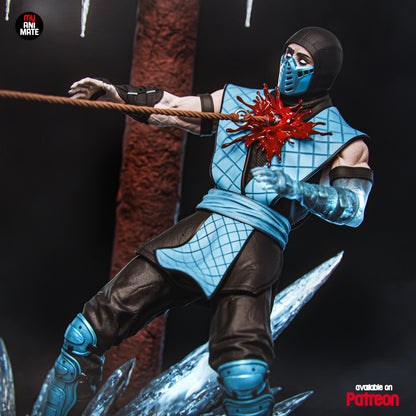 Fire & Ice Rivals Diorama | Handcrafted Figure