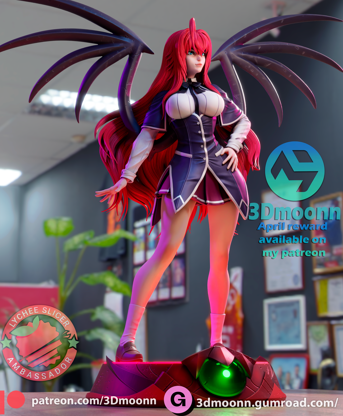 Rias Gremory | High School DxD | Handcrafted Figure