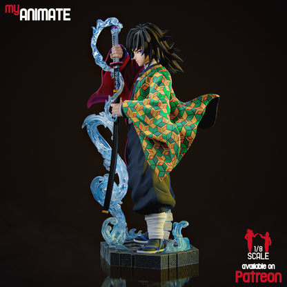 Giyu Tomioka | Demon Slayer | Handcrafted Figure