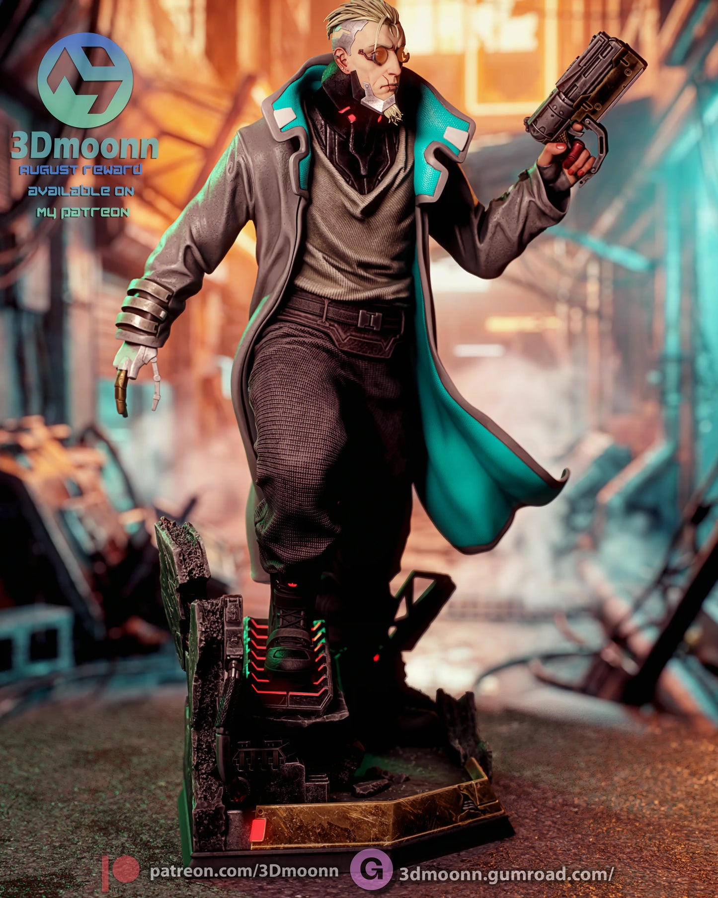 Cyber Enforcer | Handcrafted Figure