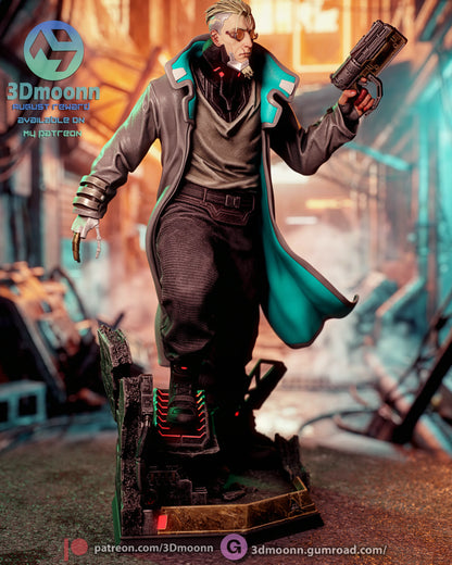 Cyber Enforcer | Handcrafted Figure