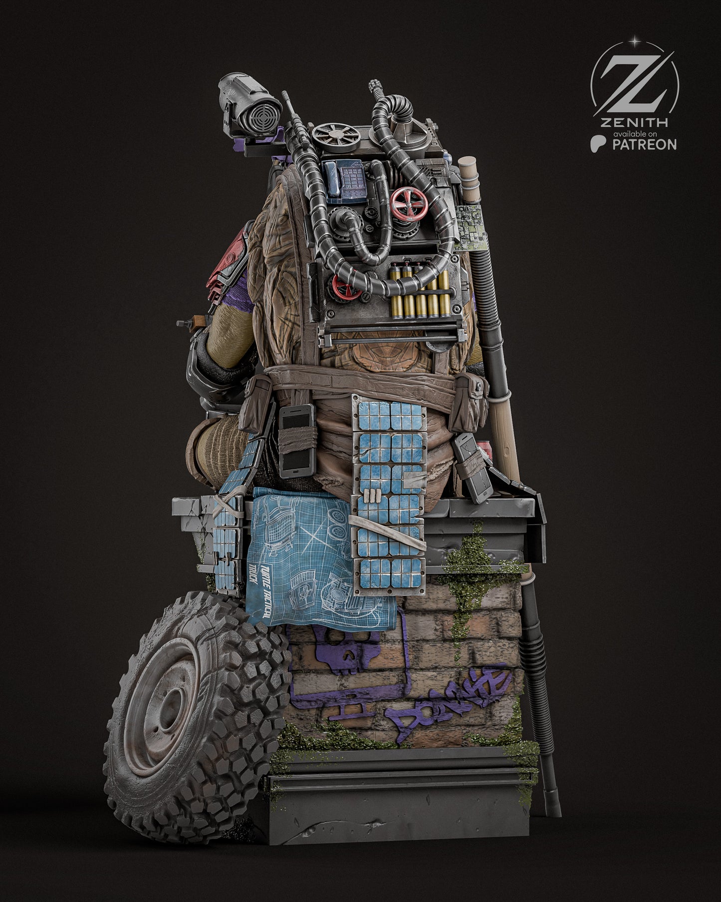 Tech Bo Staff Master | Handcrafted Figure