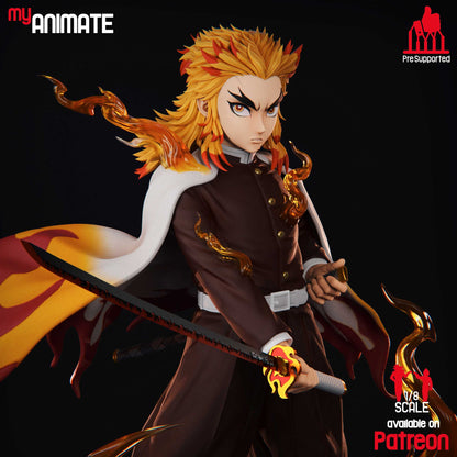 Kyojuro Rengoku | Demon Slayer | Handcrafted Figure