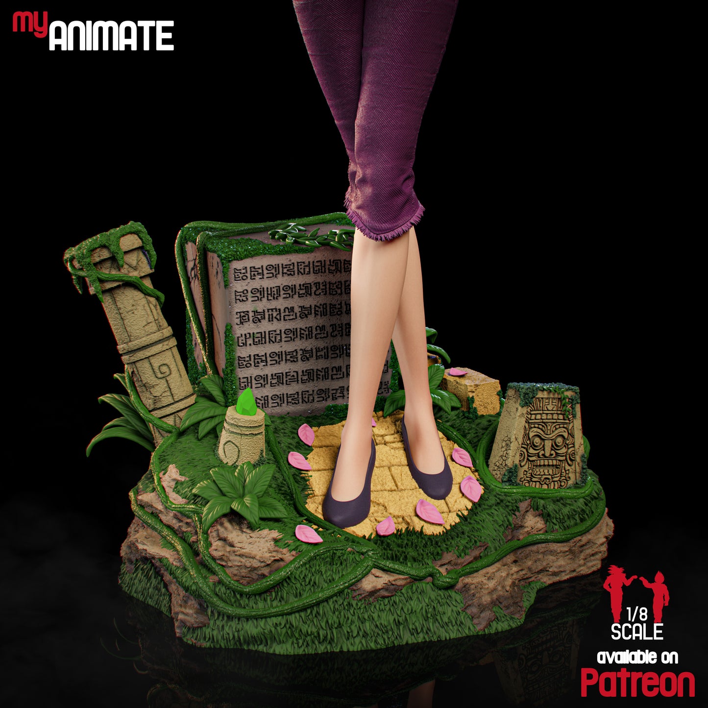 Archaeologist Girl | Handcrafted Figure