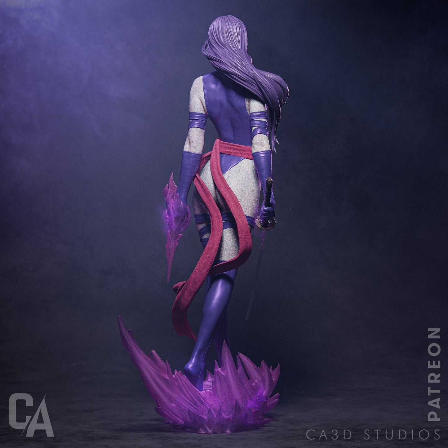 Psychic Blade Warrior | Handcrafted Figure