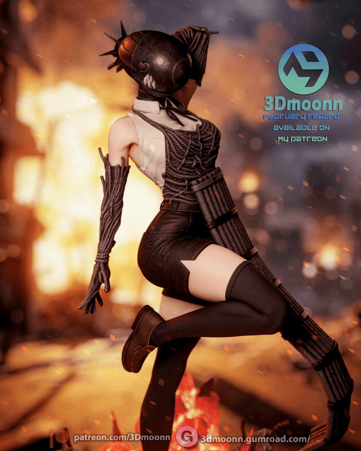The Bomb Devil | Chainsaw | Handcrafted Figure