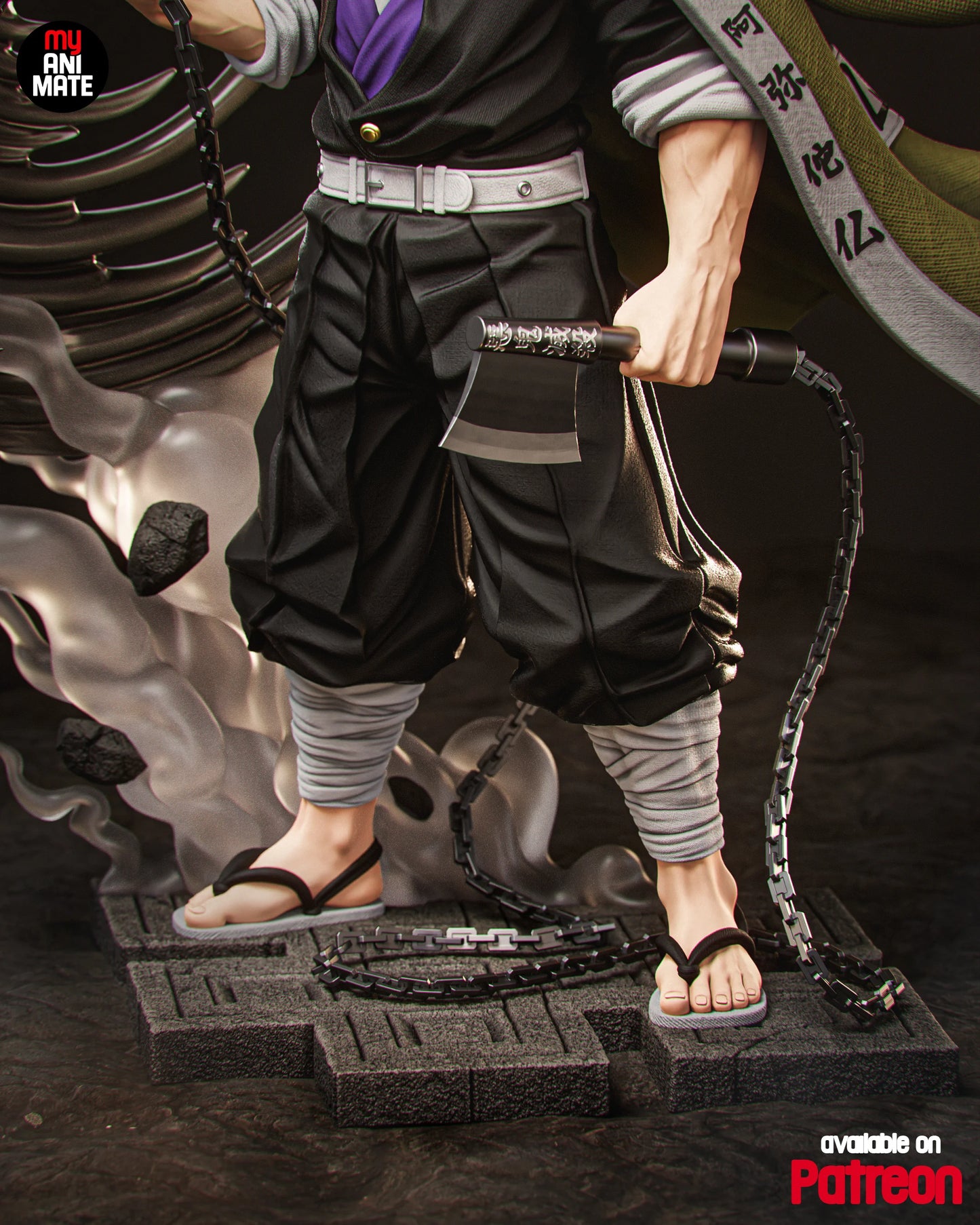 Gyomei | Demon Slayer | Handcrafted Figure