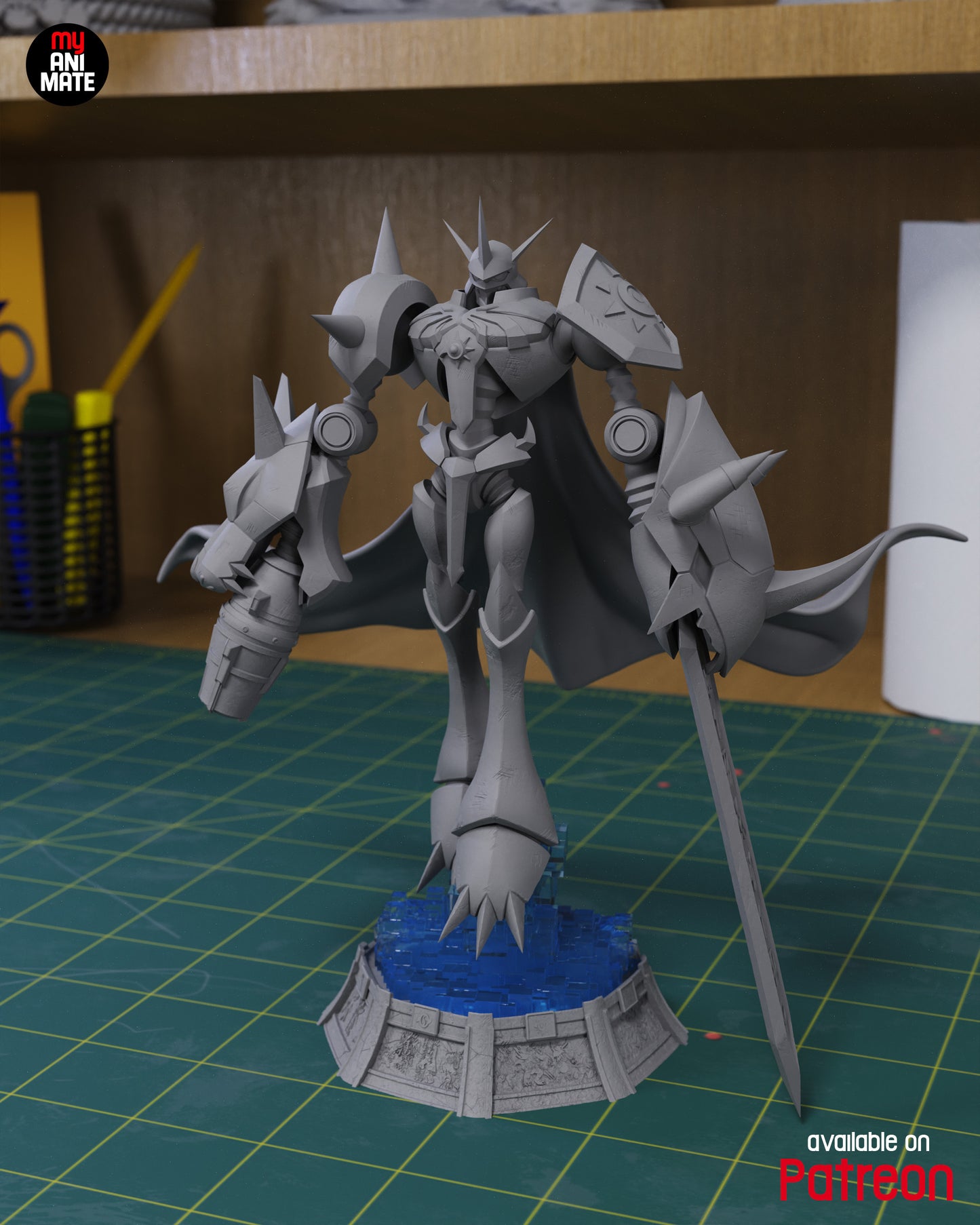 Digital Knight & Chosen Heroes | Handcrafted Figure