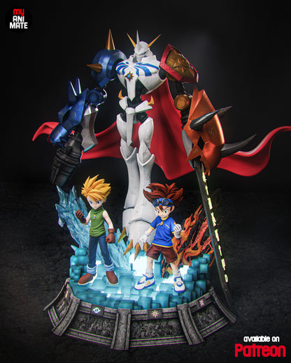 Digital Knight & Chosen Heroes | Handcrafted Figure